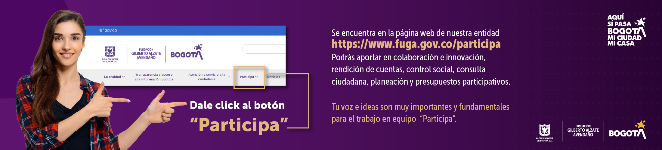 Banner Participa