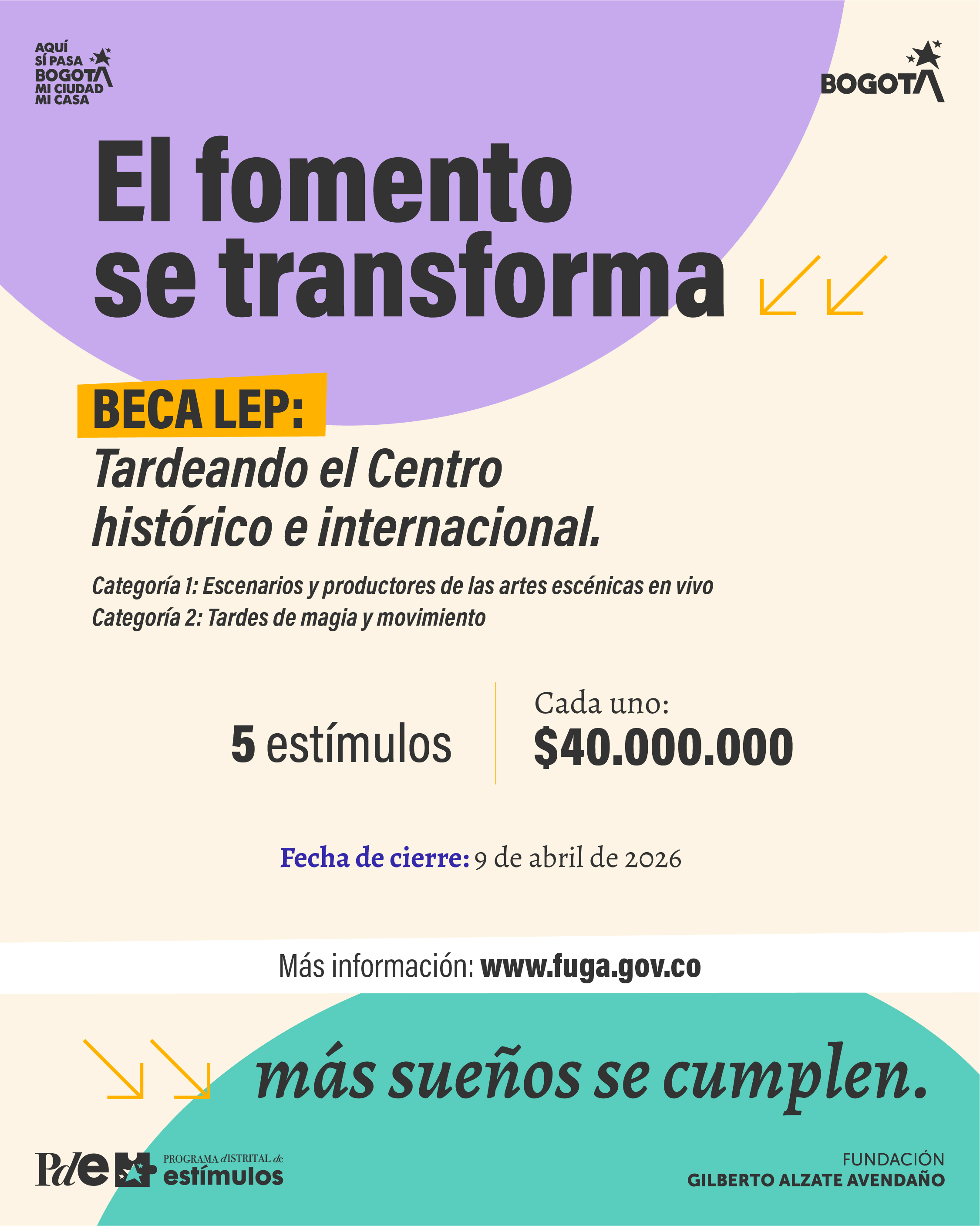 Beca LEP “Tardeando el Centro histórico e internacional” 2026