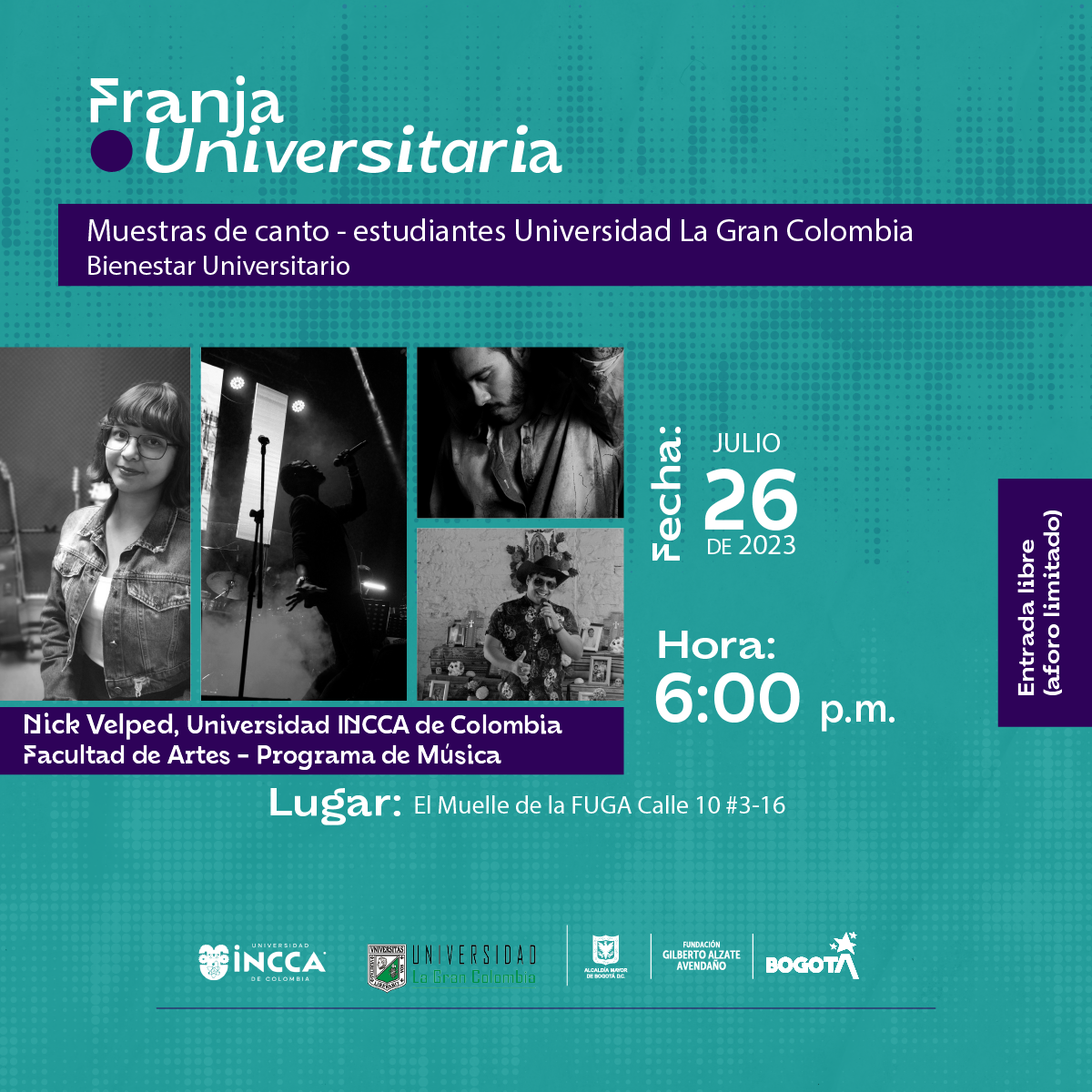 Franja -Universitaria 26 julio