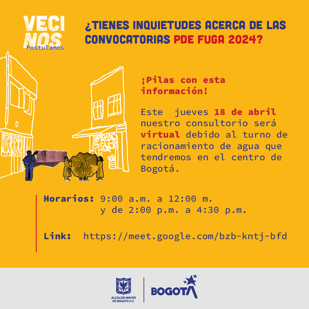 Consultorio presencial estímulos FUGA 2024