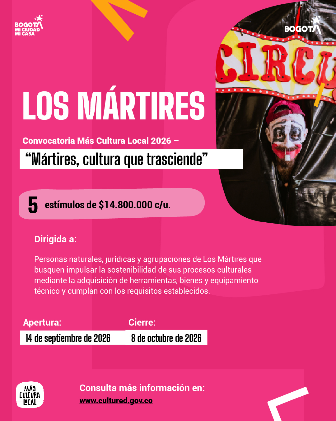 Mártires, cultura que trasciende