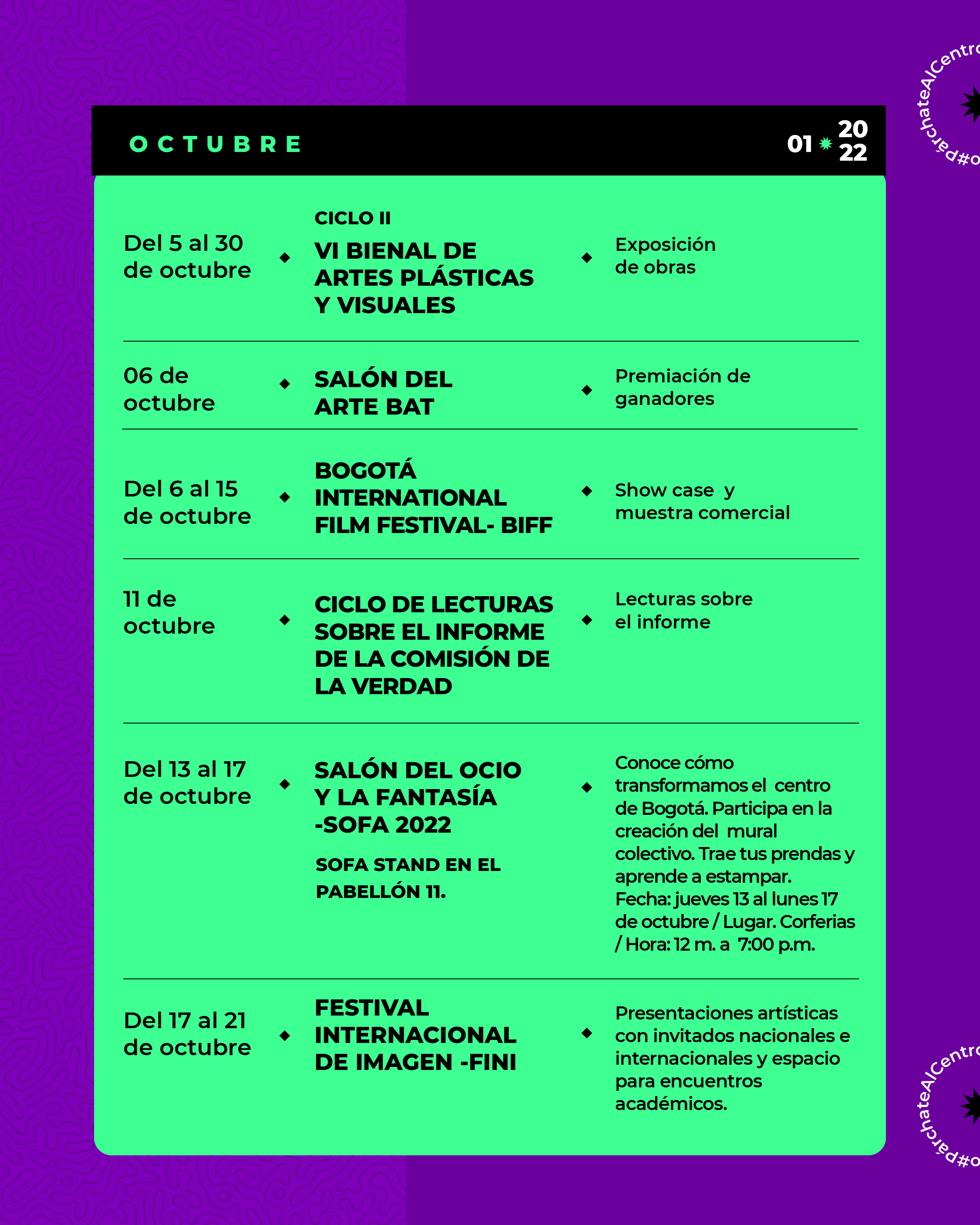 agenda mes arte b 2022