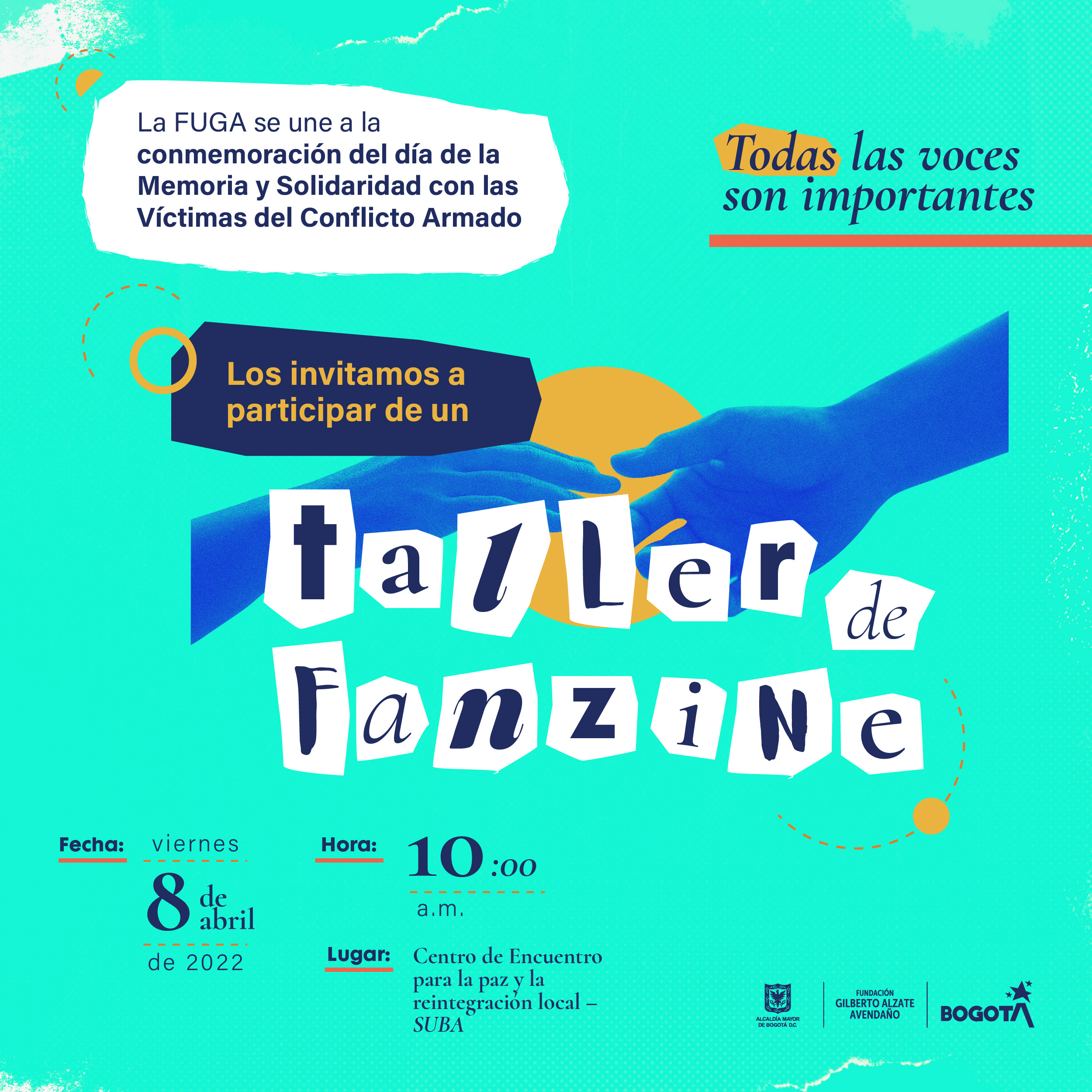 taller fanzine memoria abril 2022