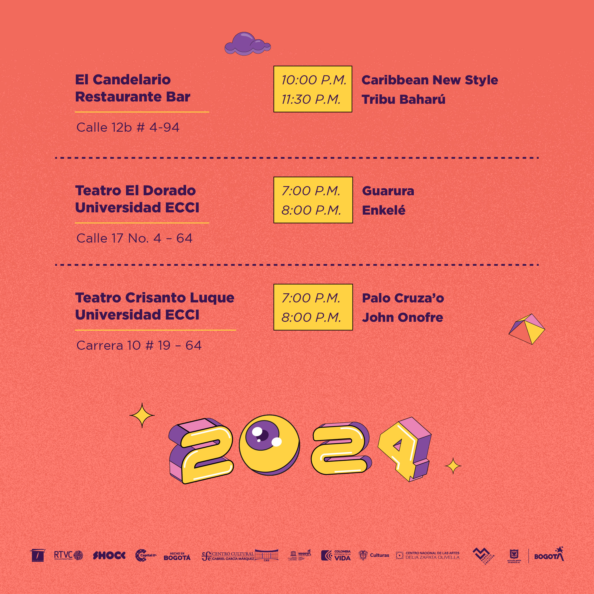 Programación diaria festival centro día 2 2024