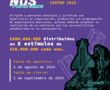 Beca LEP: Producción Franja Independiente Festival Centro 2025