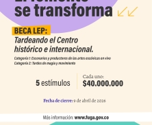 Beca LEP “Tardeando el Centro histórico e internacional” 2026