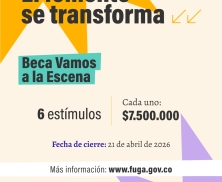 Beca Vamos a la Escena 2026