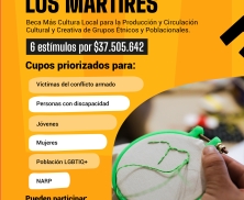 Cartel de convocatoria de los MArtires