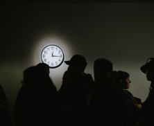 Fotografía de archivo de actividad artística en la FUGA