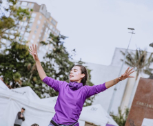Jóven en el Festival Calma