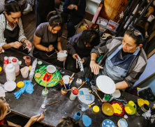 Personas durante un taller de la FUGA