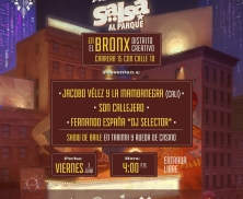 Cartel Salsa Al Parque 2022