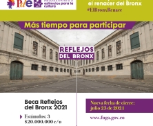 Convocatoria Beca Reflejos del Bronx cierra el 23 de julio