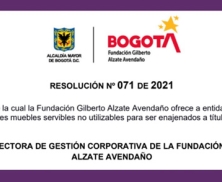 Enajenación a título gratuito de unos bienes muebles