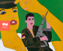 Obra Humo en tus ojos de la artista María de la Paz Jaramillo 