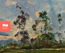 Obra Atardecer de Margarita Gómez de Rengifo