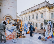 Grafiti manzana Jesuítica Bogotá FUGA