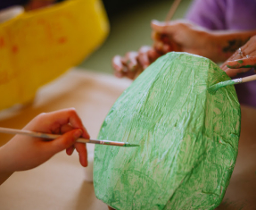 Taller de manualidades de la FUGA