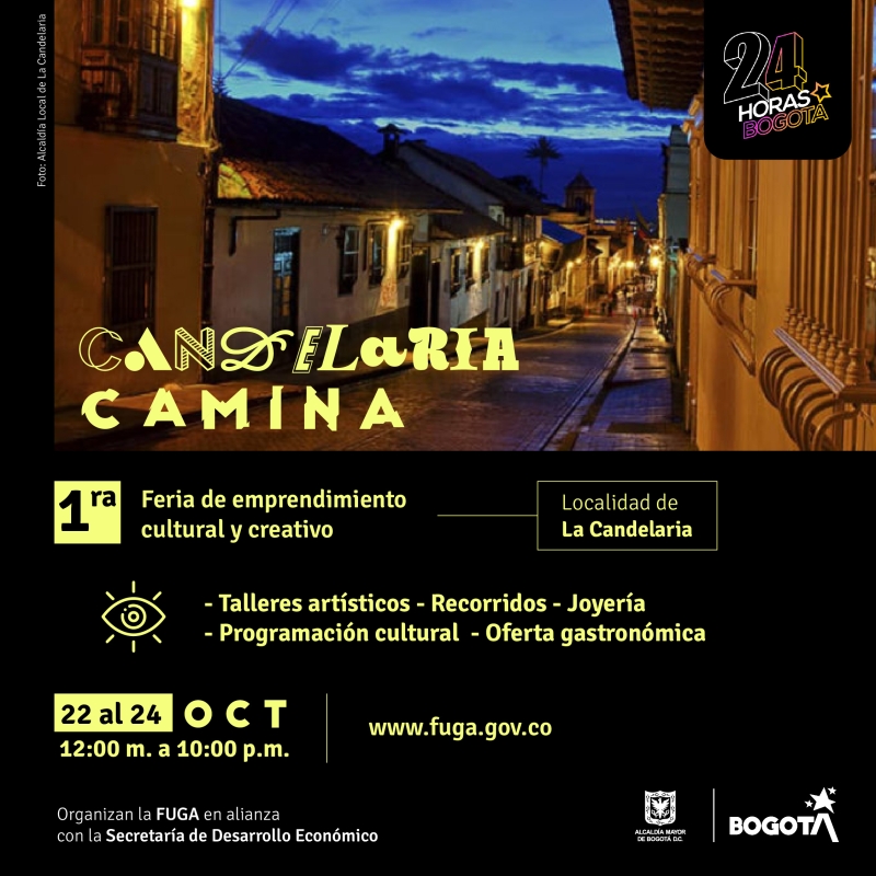 Con Santa Fe Camina y el Segundo Festival Gastronómico y de Emprendimiento en la Calle Bonita avanza la reactivación del centro de Bogotá