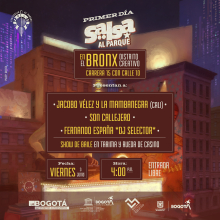 Cartel Salsa Al Parque 2022