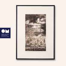 Gonzalo Ariza (Bogotá 1912- 1995)  Lluvia en La Candelaria 