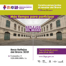 Convocatoria Beca Reflejos del Bronx cierra el 23 de julio