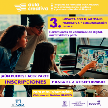 Programa “Aula Creativa” ofrece nuevos cursos para emprendedores y creadores de Bogotá