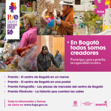 Con los Premios Meme, Postal, Filminuto y Foto la FUGA quiere detonar la creatividad de los bogotanos