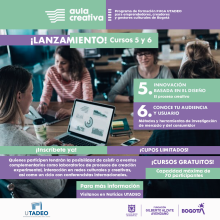Programa “Aula Creativa” ofrece dos nuevos cursos para emprendedores y creadores de Bogotá