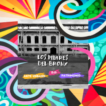 “Los pilares del Bronx” se visten de color en la última intervención en el Bronx Distrito Creativo.